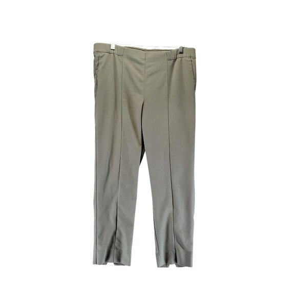 J. Jill Pants Womens 12 Petite Taupe Brown Essential Slim Ankle Stretch - Picture 1 of 9